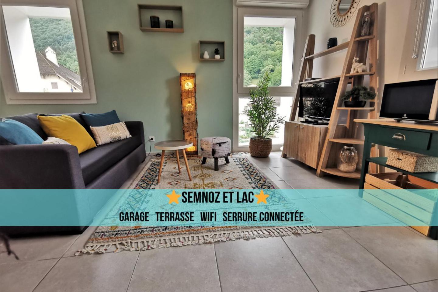 Semnoz & Lac - Wifi - Parking - Netflix - Balcon - Centre-Ville Sevrier Exterior photo